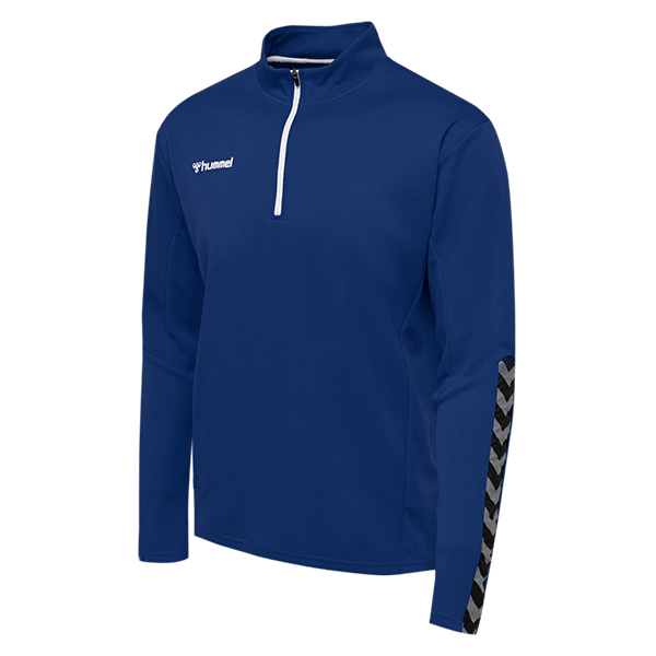 Hummel_Authentic_Half_Zip_Sweatshirt_Blue