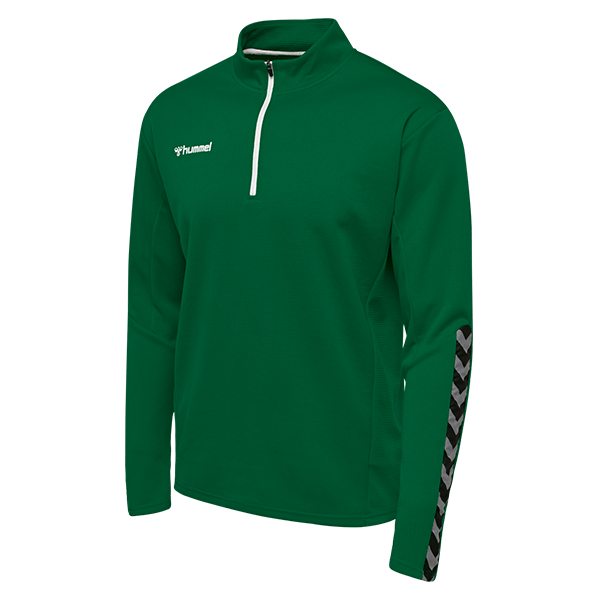 Hummel_Authentic_Half_Zip_Sweatshirt_Green